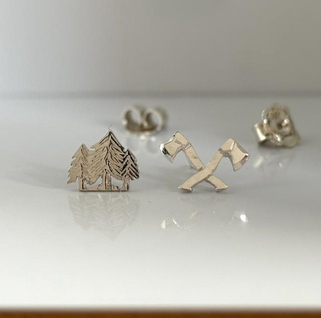 BO Bûcheron Haches/foret clous 