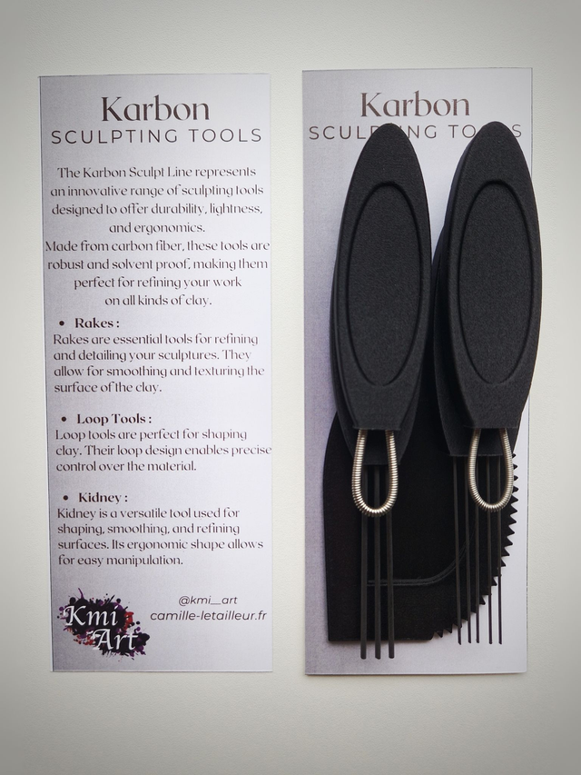 Kit d'Outils de Sculpture - Karbon Sculpt