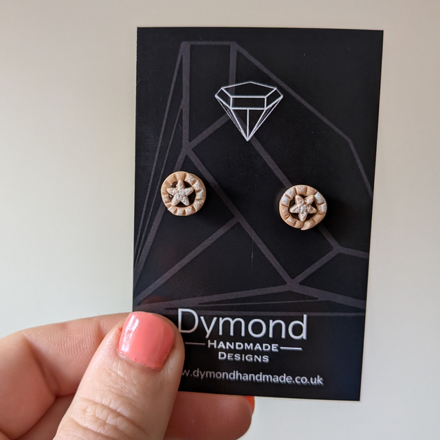 Christmas - Mince pie Stud earrings