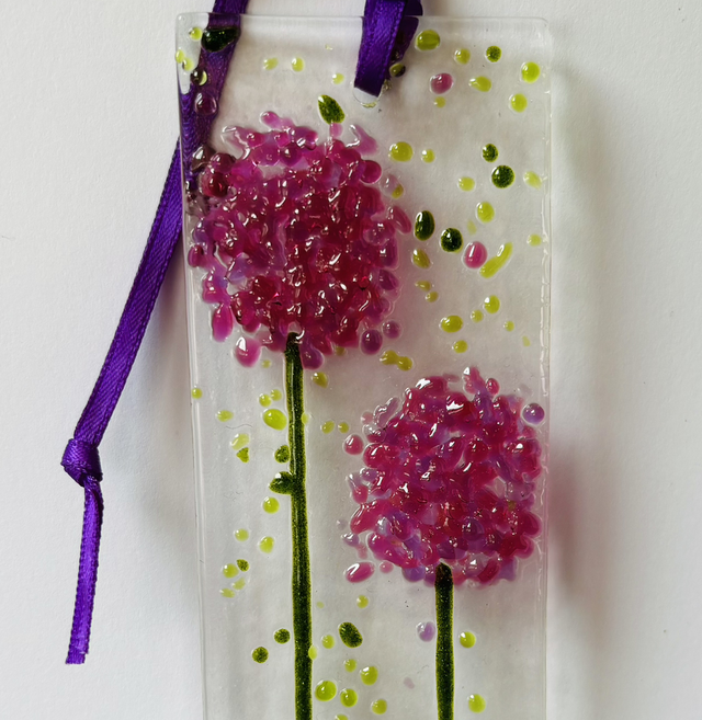 Pink Allium Suncatcher 