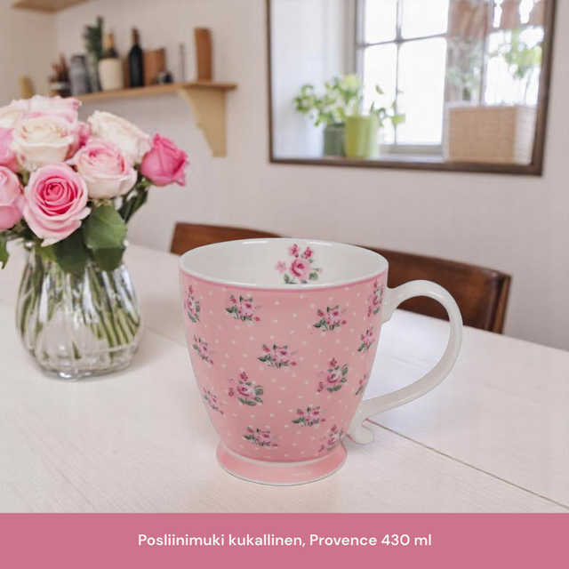 Posliinimuki Provence 430 ml Isabelle Rose