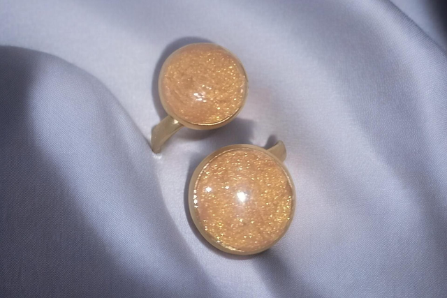 Bague extensible doré 