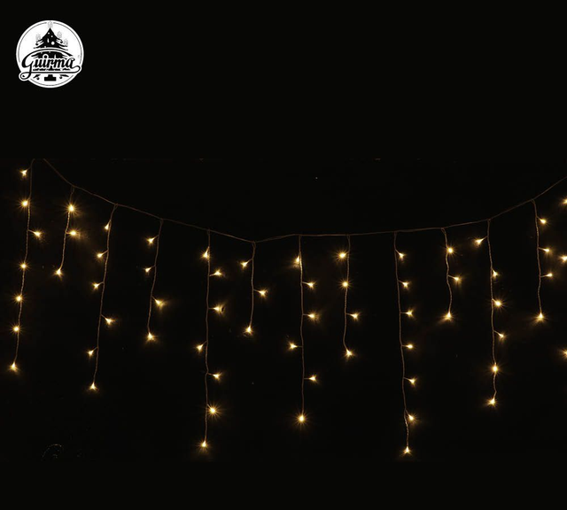 NATALE , TENDA LUMINOSA 300 LED BIANCO FREDDO - 9MT X 0.65 INTERNO /ESTERNO 