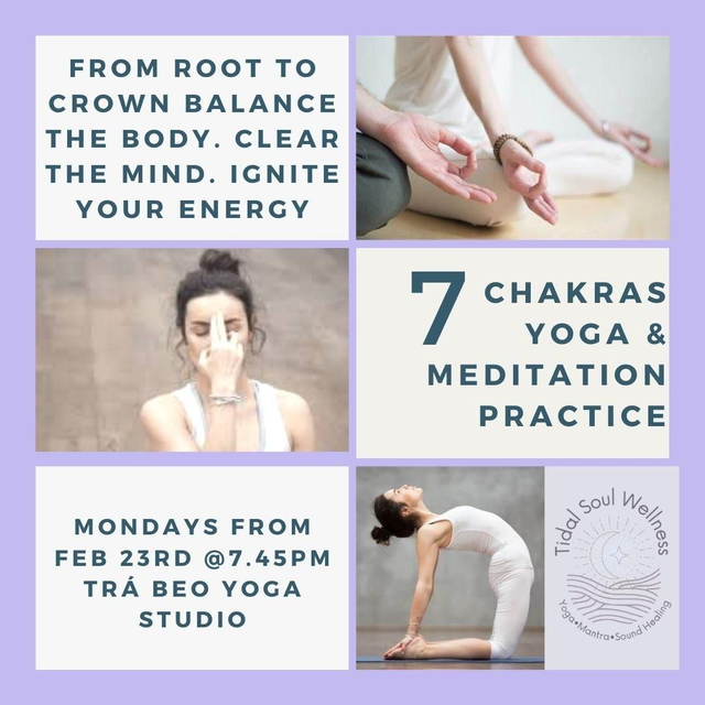Monday Chakra Series 7.45-9pm