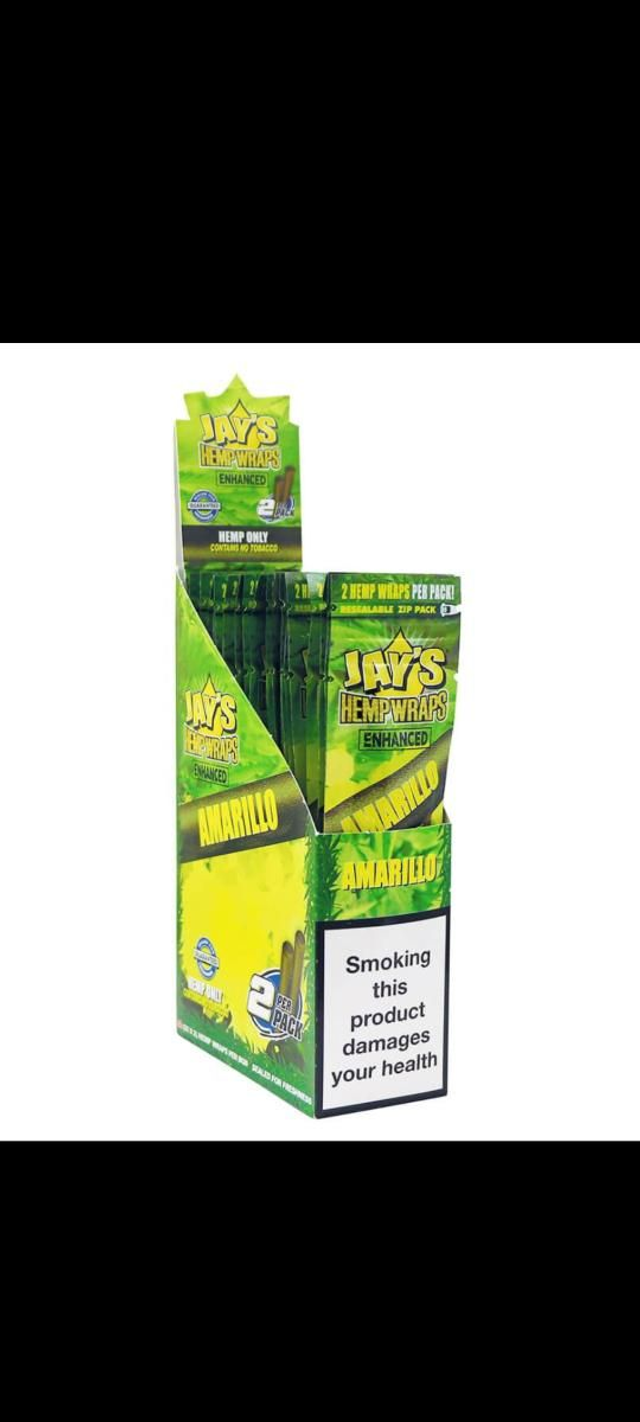 Juicy Jay’s Hemp Wraps Amarillo Lemon Cake Infused with Terpenes

