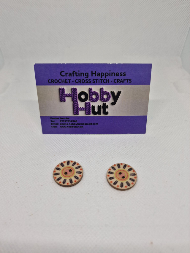 Vintage Style Buttons (27) 2cm