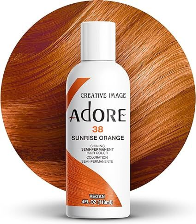 Adore Shining Semi-Permanent Hair Colour 118 ml (38 Sunrise Orange)