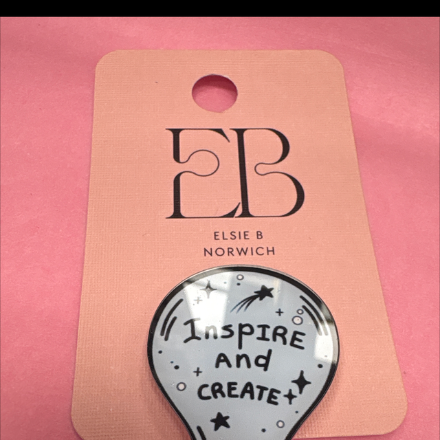 Inspire and create badge