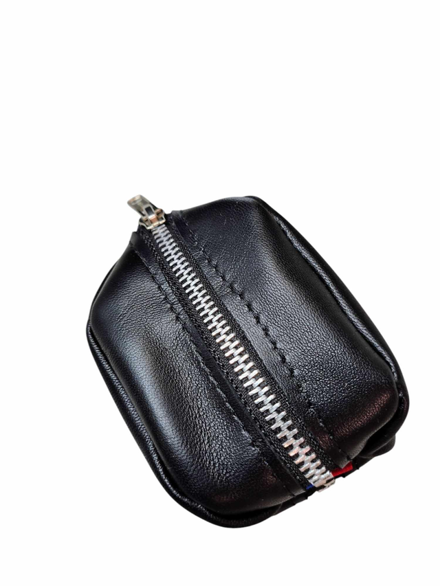 Bourse grain de café - noir lisse