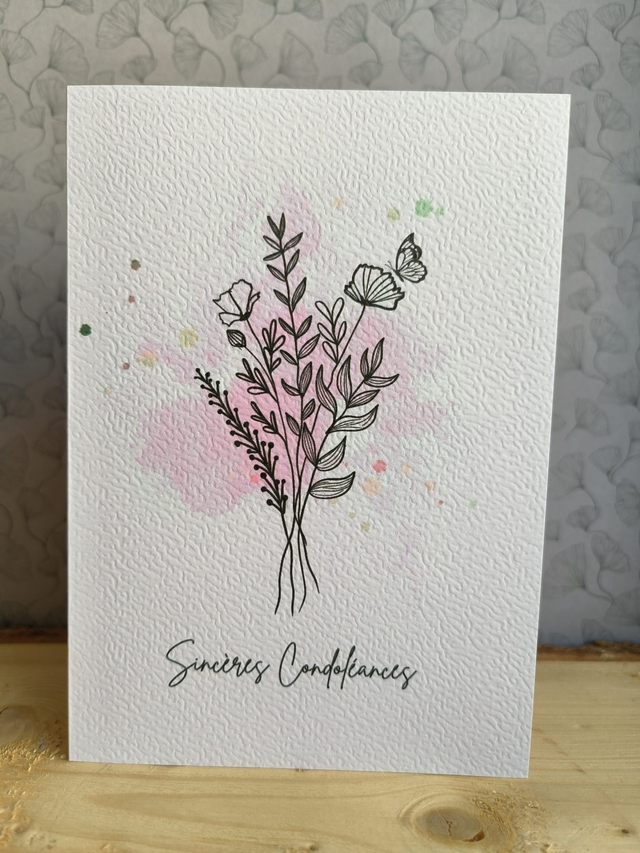 Carte "Bouquet aquarelle"