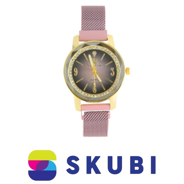 Dámské magnetické hodinky růžové - KURREN JG Z3118