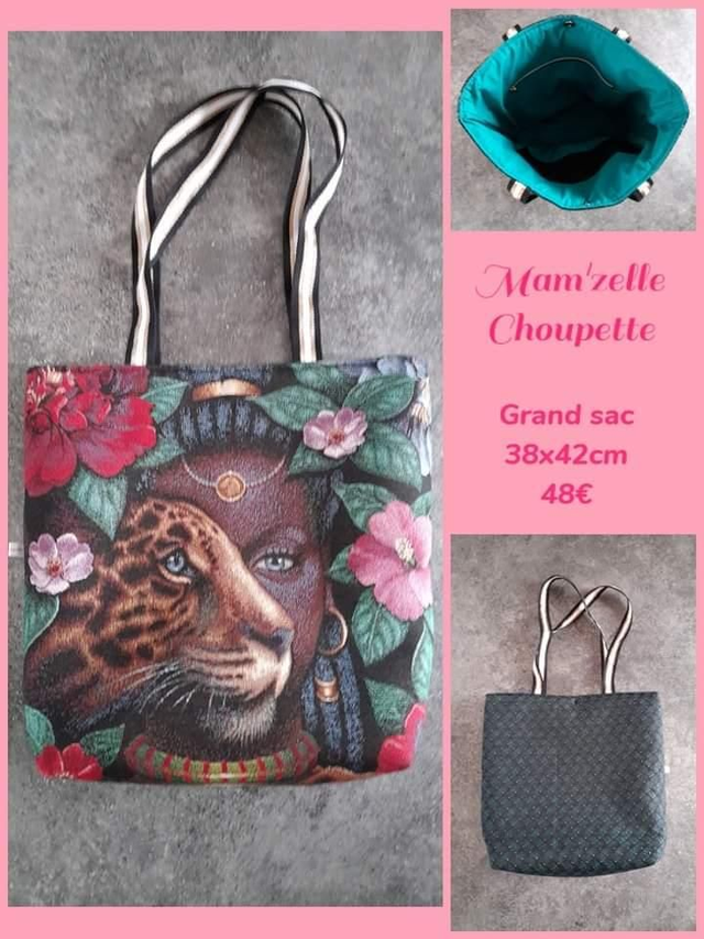 Grand sac style cabas
