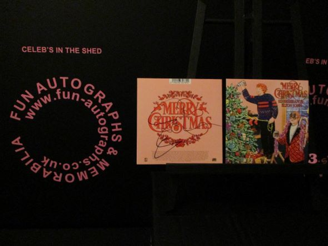 Ed Sheeran - 'Merry Christmas' Authentic Autographed Single Cover (3)