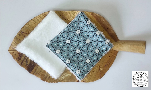 Coton à démaquiller lavable - Japon - Glacier étoilé