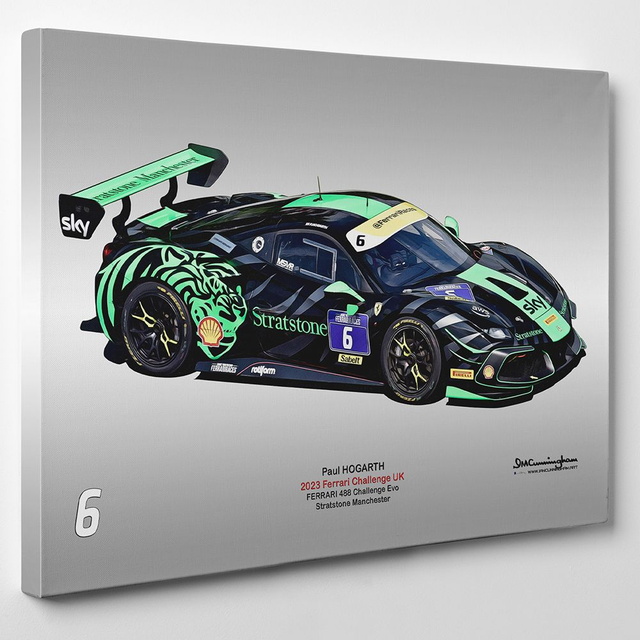 C230806 Ferrari 488 Challenge Evo FCUK23 HOGARTH #6