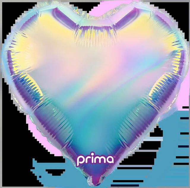 18" HAPPY 4TH BIRTHDAY PINK HOLOGRAPHIC FOIL