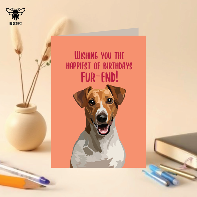 Jack Russell - Birthday Card