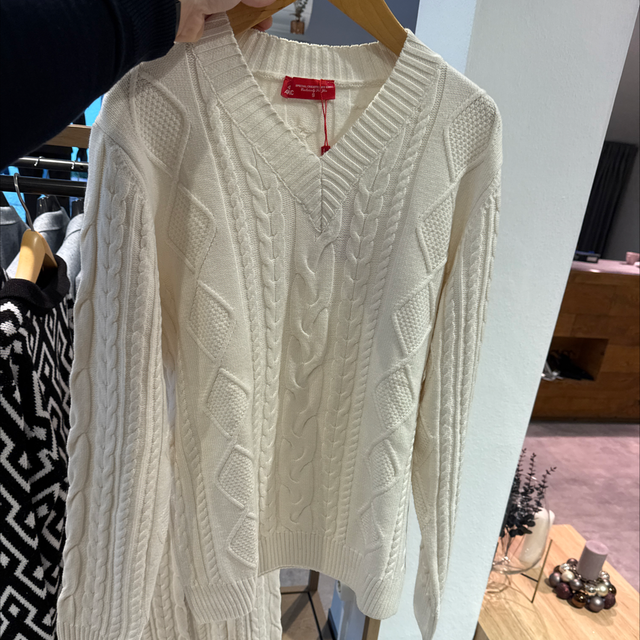 Strickpullover Ecru