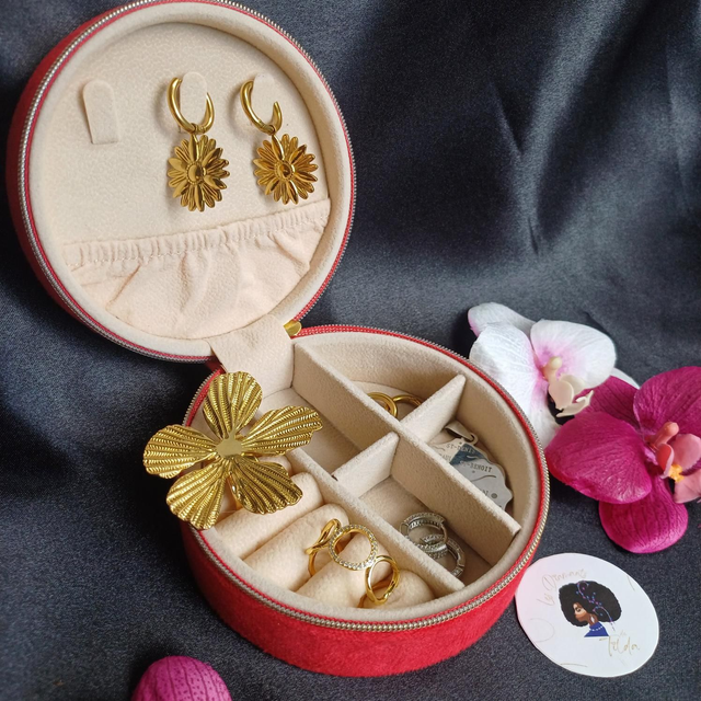 Mini boîte à Bijoux Rouge Velvet