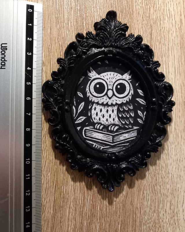 Cadre Maître Hibou - Création papeterie artisanale