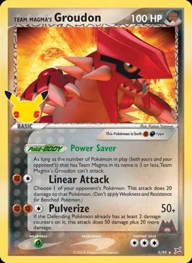 Team Magma&#039;s Groudon - 9/95 (Celebrations - Classic Collection)
