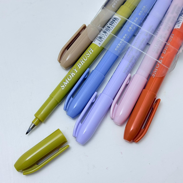 6 Brushstifte pastell