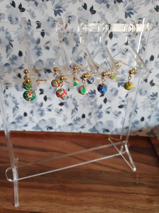 Boucles d'oreilles gold Aloïs