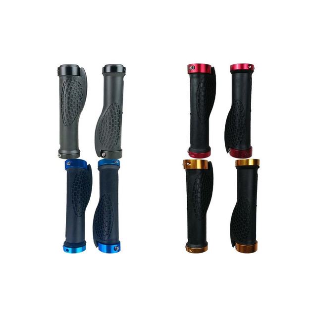 Poignées silicone (4 couleurs : rouge, bleu, noir, jaune)