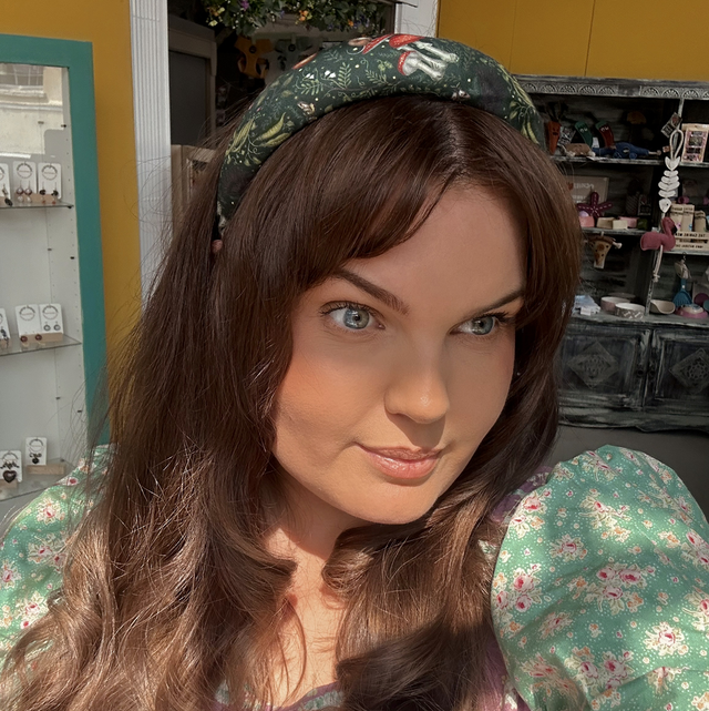 Fable England Catherine Rowe Into the Woods Headband - Green