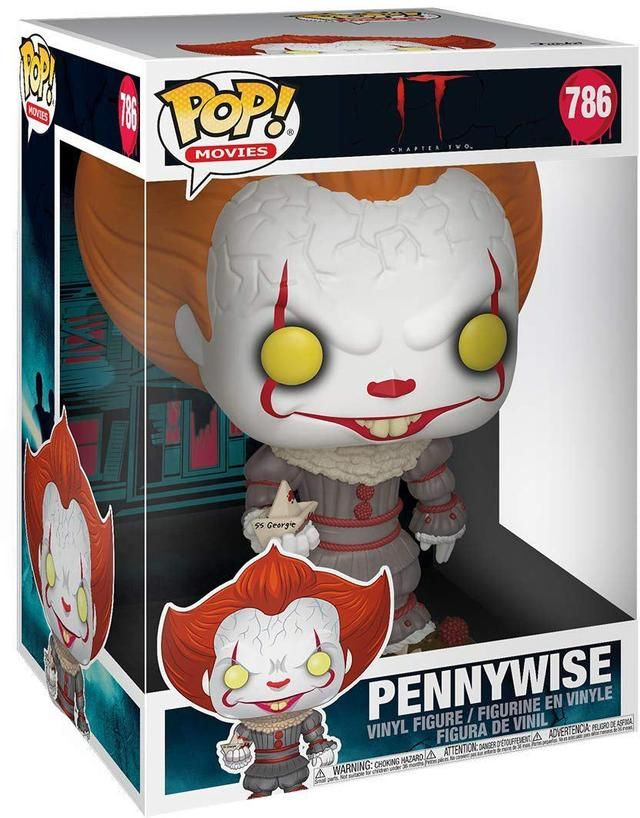 Funko Pennywise With Boat 10" Pop! IT Chapter 2 2019 # 786