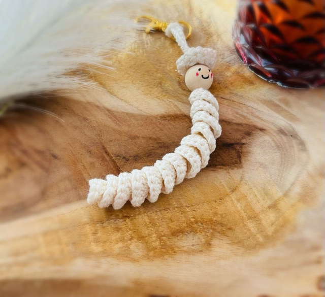 Porte-Clé - CHENILLE ANGE