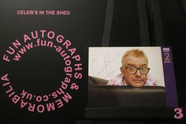 Chris Evans Authentic Autographed BBC Radio 2 6x4 Cast Card (3)