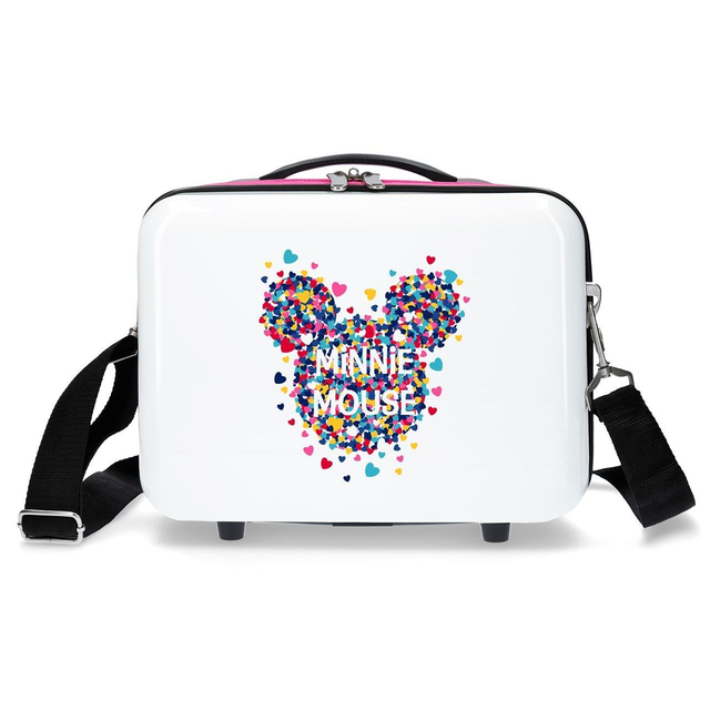 BEAUTY CASE MINNIE MOUSE DISNEY  LOGO CUORI