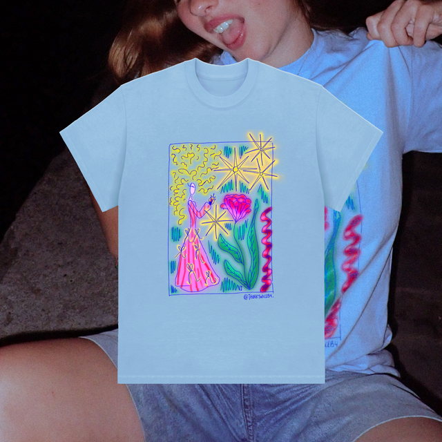 t-shirt WOMAN (bleu)