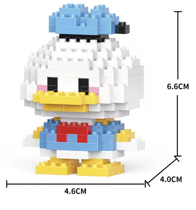 Donald Duck (Brick small building blocks)