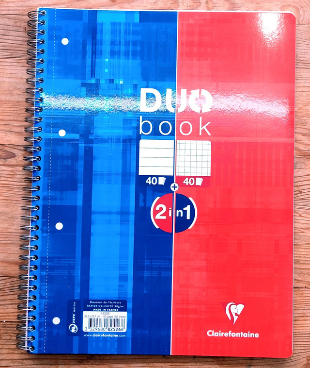 Collegeblock Duo kariert & liniert