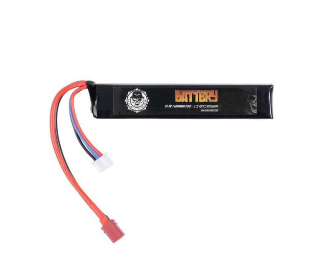 Batterie Duel Code LiPo 11.1V 1100 mAh 25C T-Dean stick