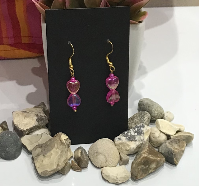 Pink Dangling Earrings - PDE31