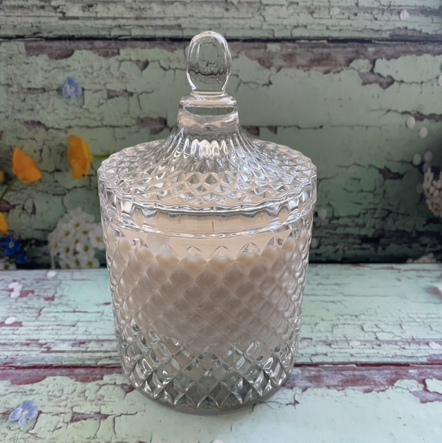 Large Glass Candle - English Pear & Freesia