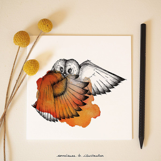 Carte &quot;Chouette&quot;