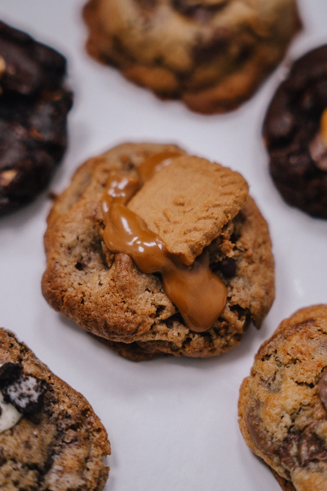 Cookie Bruxelles - speculoos chocolat noir