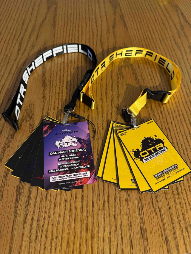 18th Birthday - Limited Edition Lanyard &amp; Set Times Cards (Free Delivery)