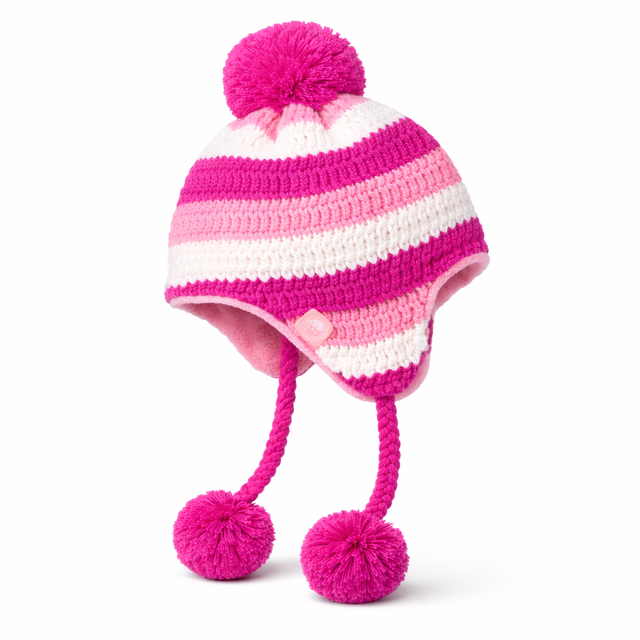 Feyenoord Noorse muts - roze/wit 