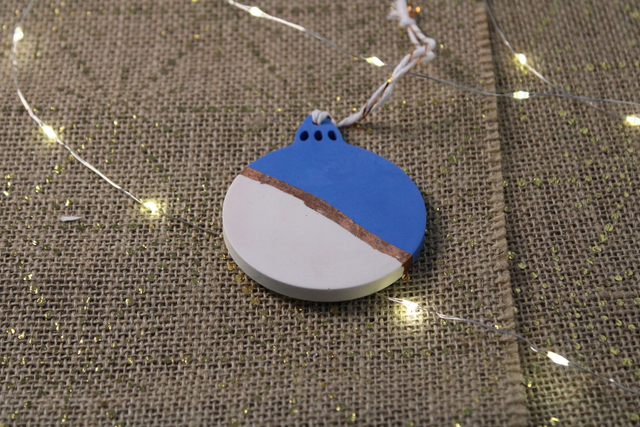 Les suspension boule bicolore