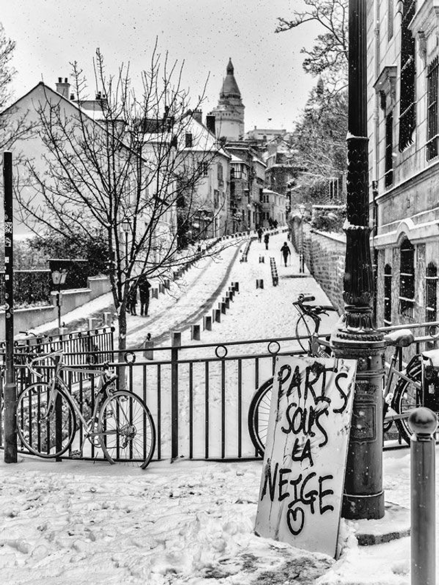 Paris sous la neige
