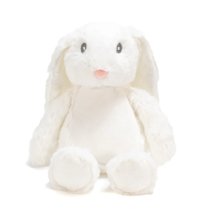Personalised Plush Bunny - White