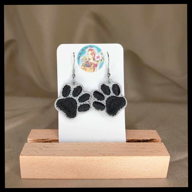 Boucles d&#039;oreilles Pattes Noires