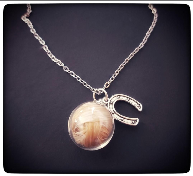 Pet Hair Memorial Pendant 