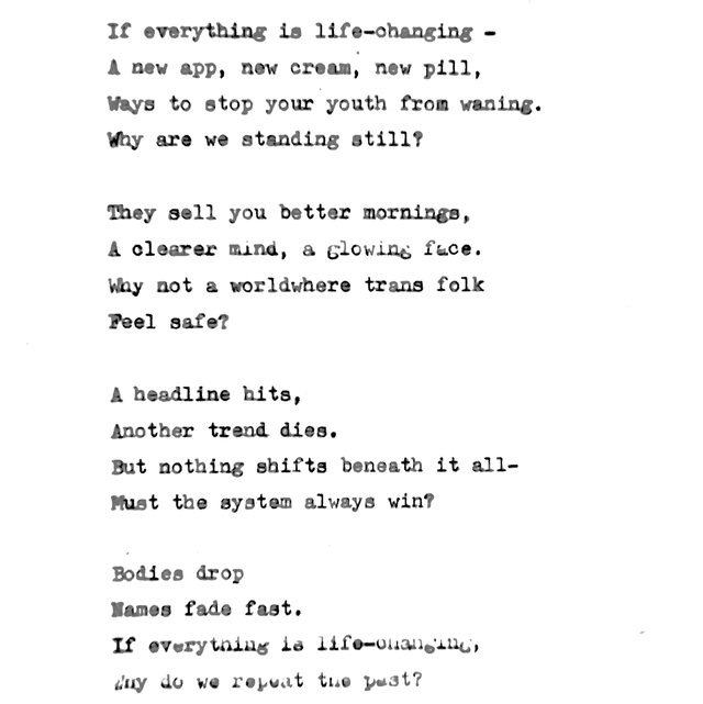 Daily Poem No. 1