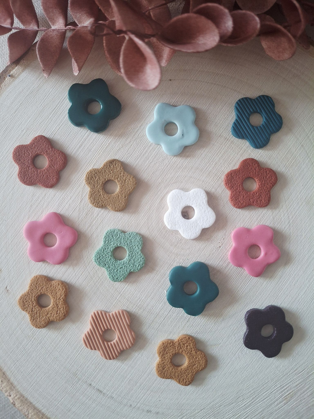 Pampilles Flora - unies (sans créoles)